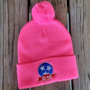 Tri Star Logo beanie - neon pink
